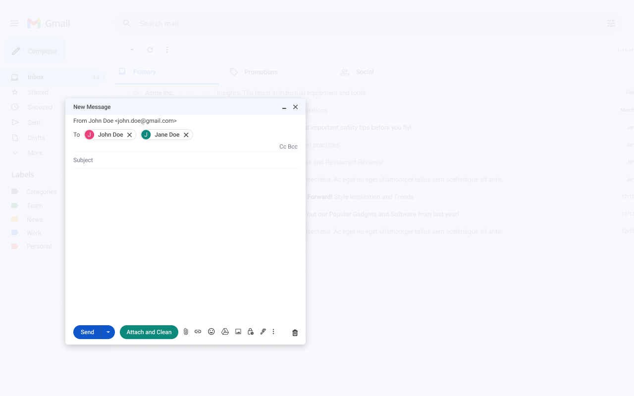 Attachment Metadata Removal for Gmail - 截图 3