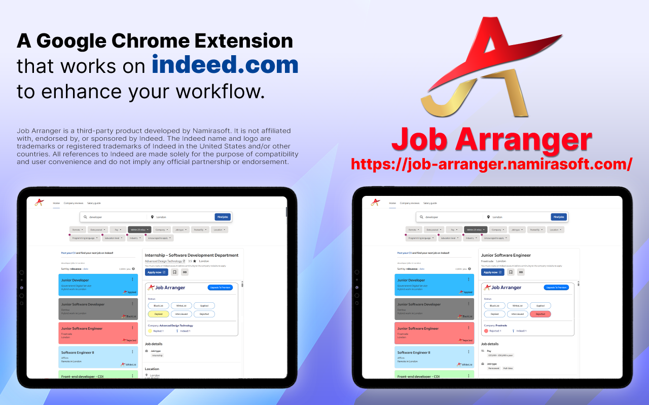 Job Arranger (Assistance for Job Platforms) - 截图 2
