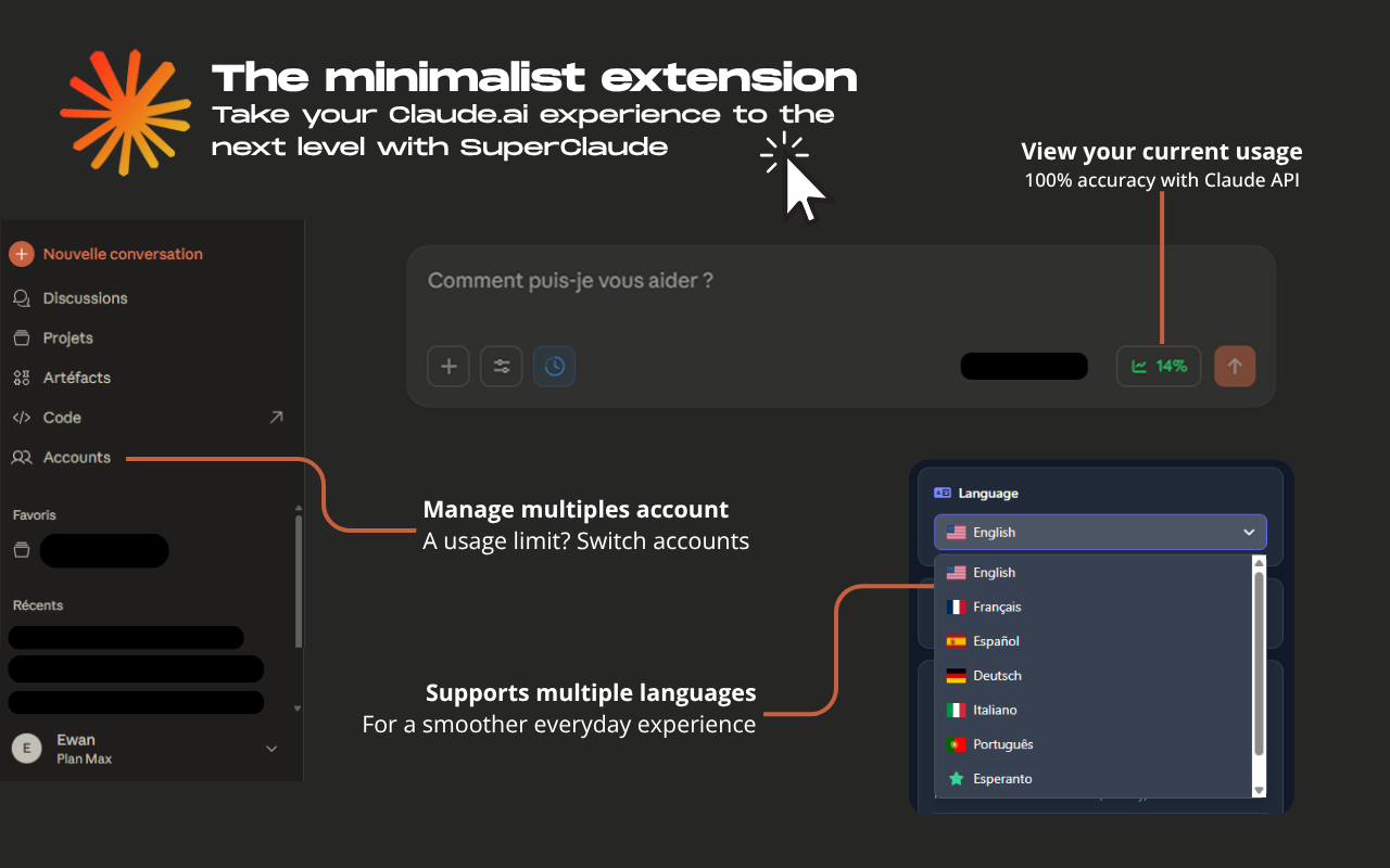 Gaugr for Claude.ai - 截图 1