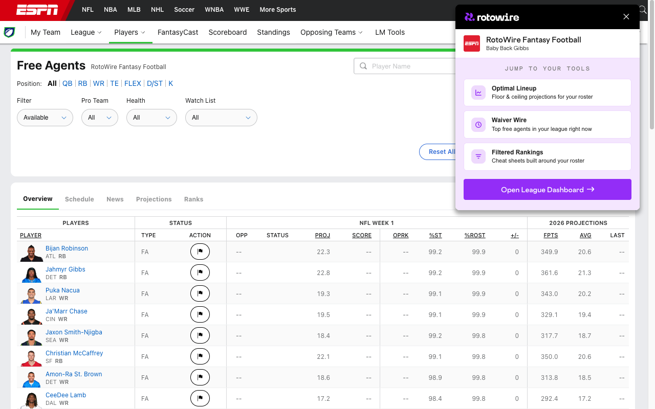 RotoWire - 截图 2