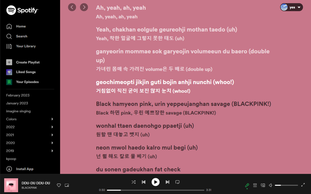 Lyrics Redux for Spotify - 截图 4