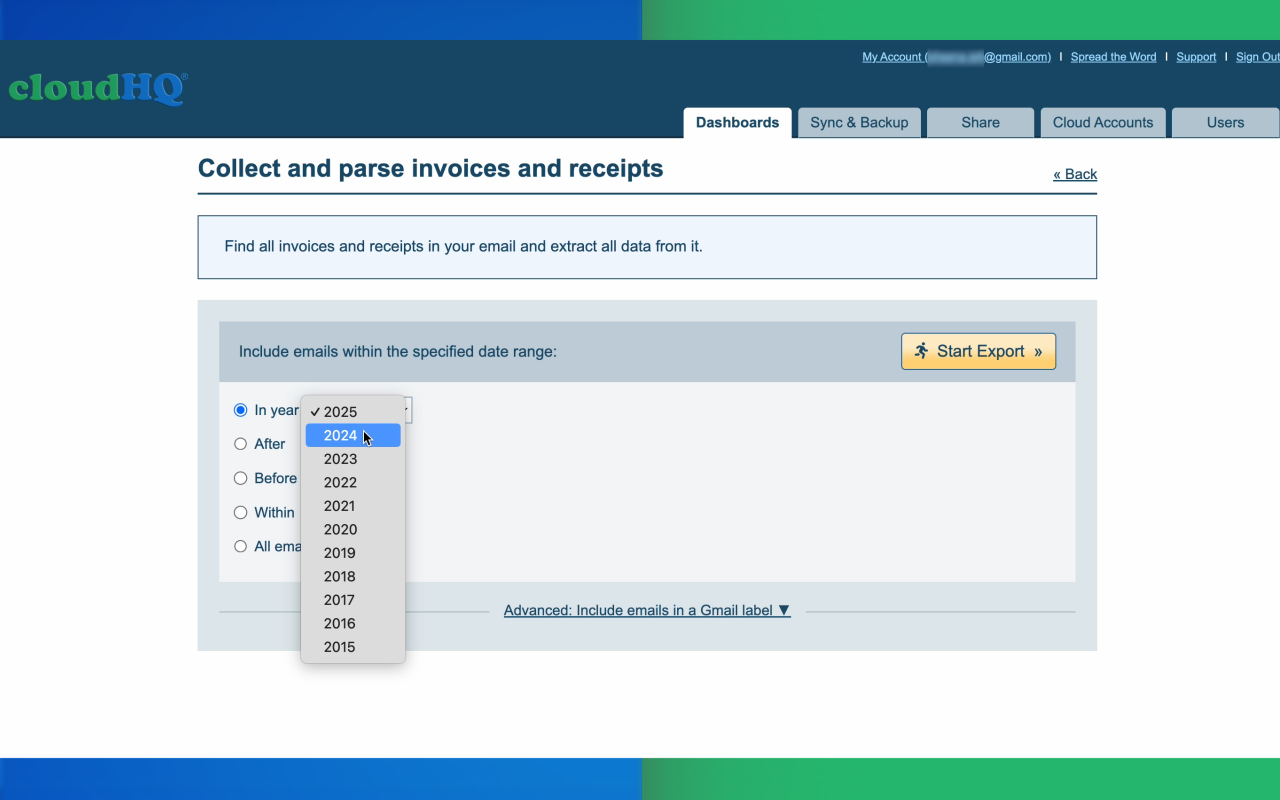 Get My Receipts by cloudHQ - 截图 4