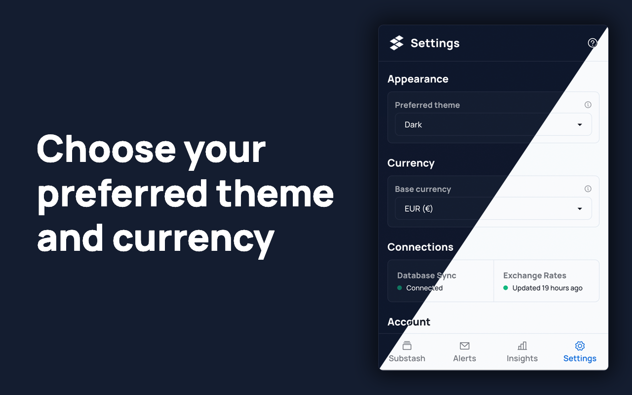Substash: Free Subscription Tracker - 截图 4