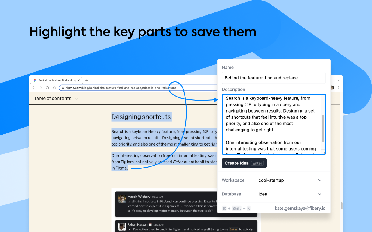 Fibery Browser Extension - 截图 1