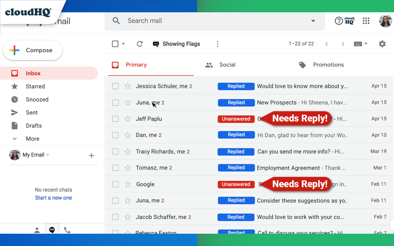 Email Reply Status - 截图 2