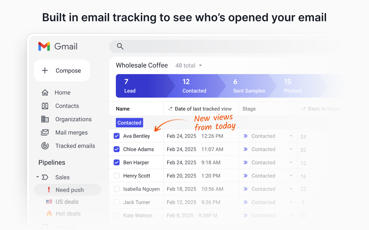 Streak Mail Merge for Gmail - 截图 4