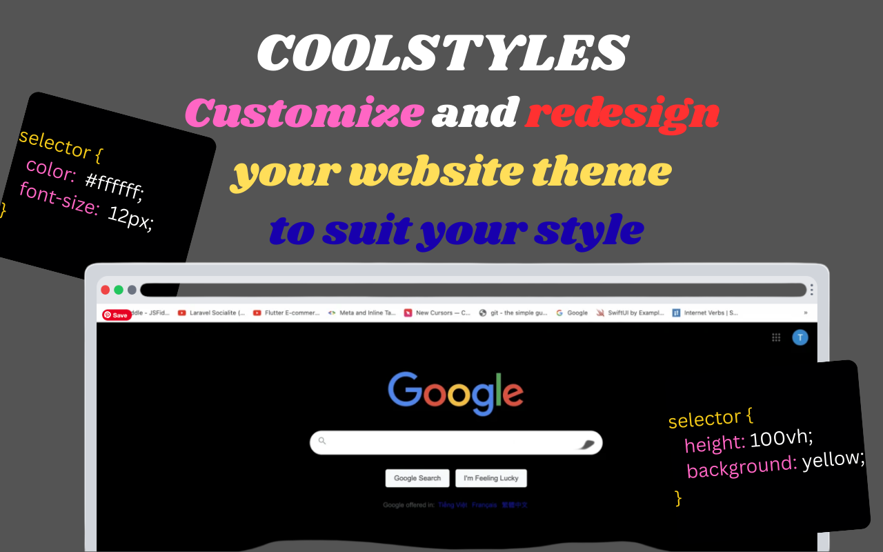 CoolStyles - 为任何 website 创建主题 - 截图 2