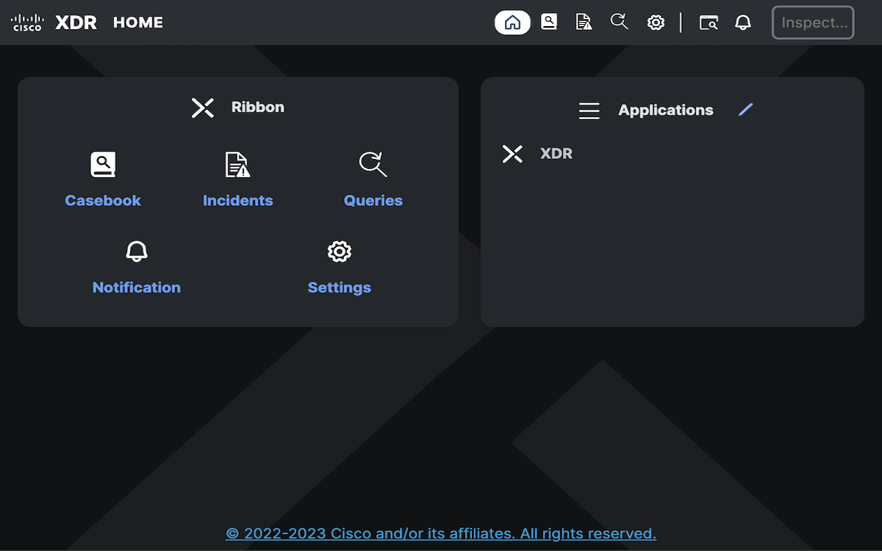 Cisco XDR Ribbon - 截图 2