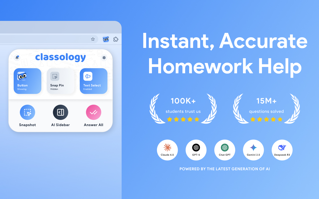 Classology AI – Homework & Quiz Helper - 截图 2