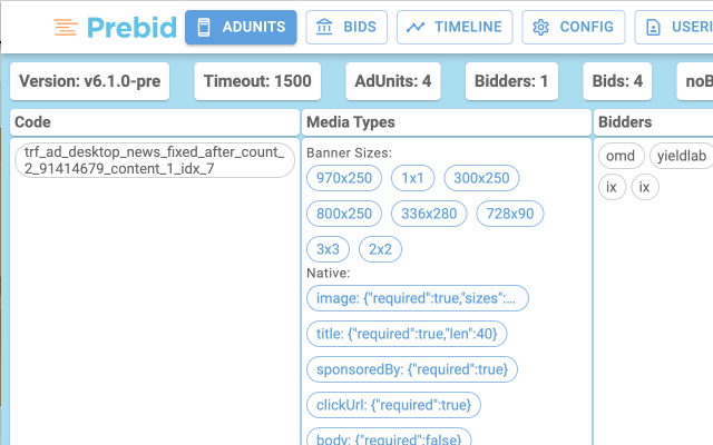Professor Prebid - 截图 1