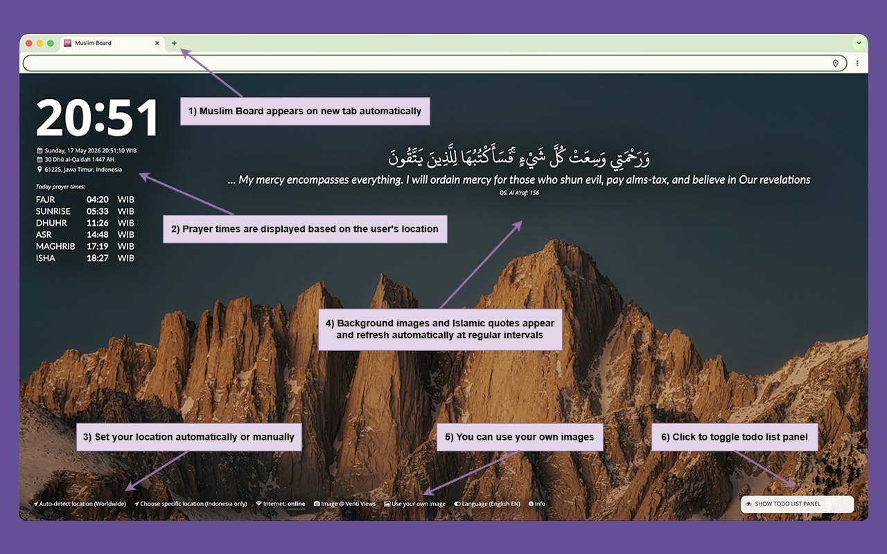 Muslim Board - 截图 4