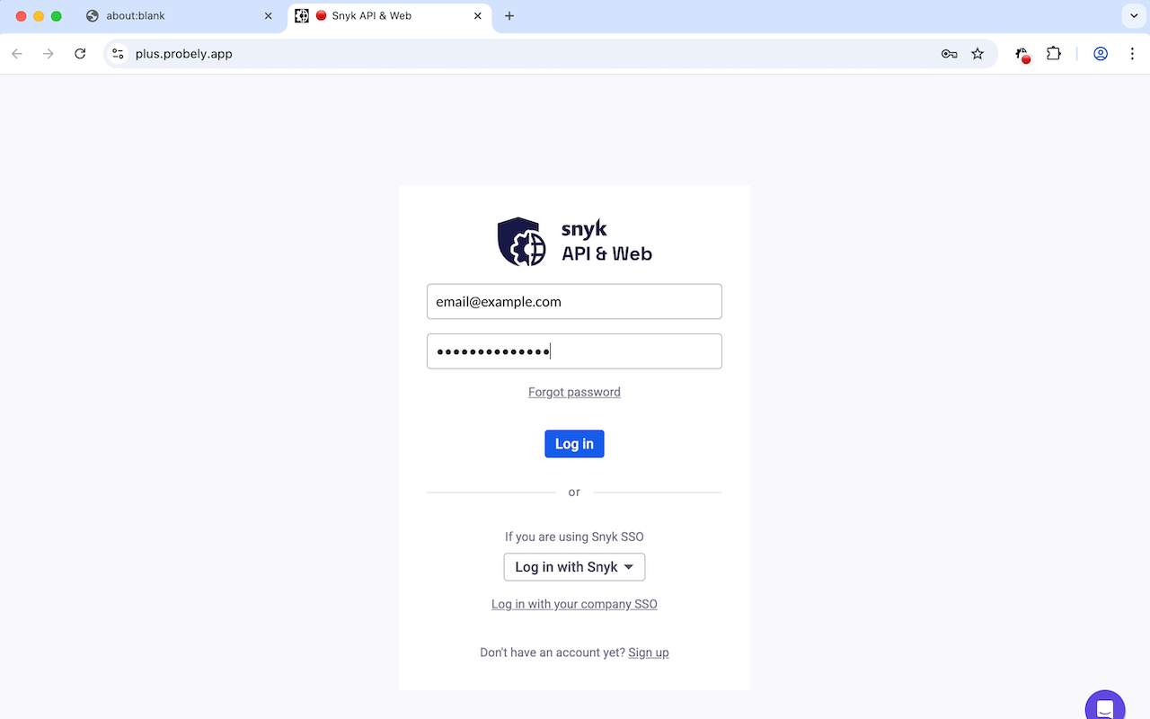 Snyk API & Web Sequence Recorder - 截图 4