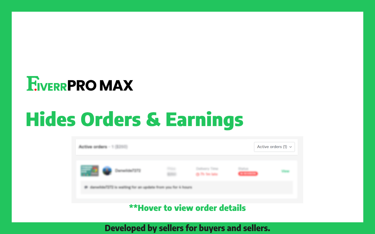 Fiverr Pro Max - 截图 1
