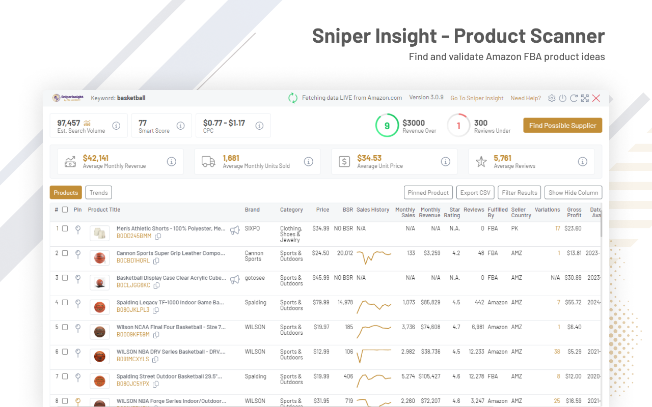 Sniper Insight - Product Scanner - 截图 2