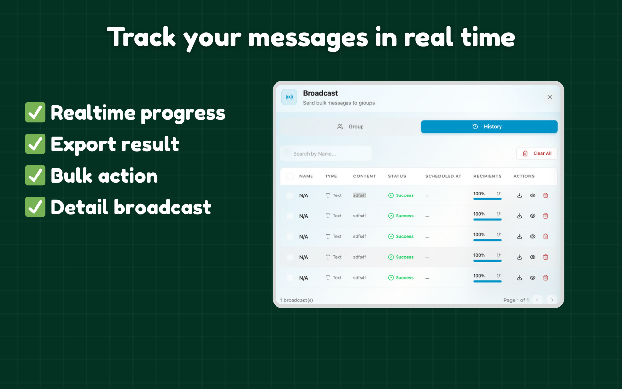 WA Group Bulk Sender for Whatsapp™ - 截图 4