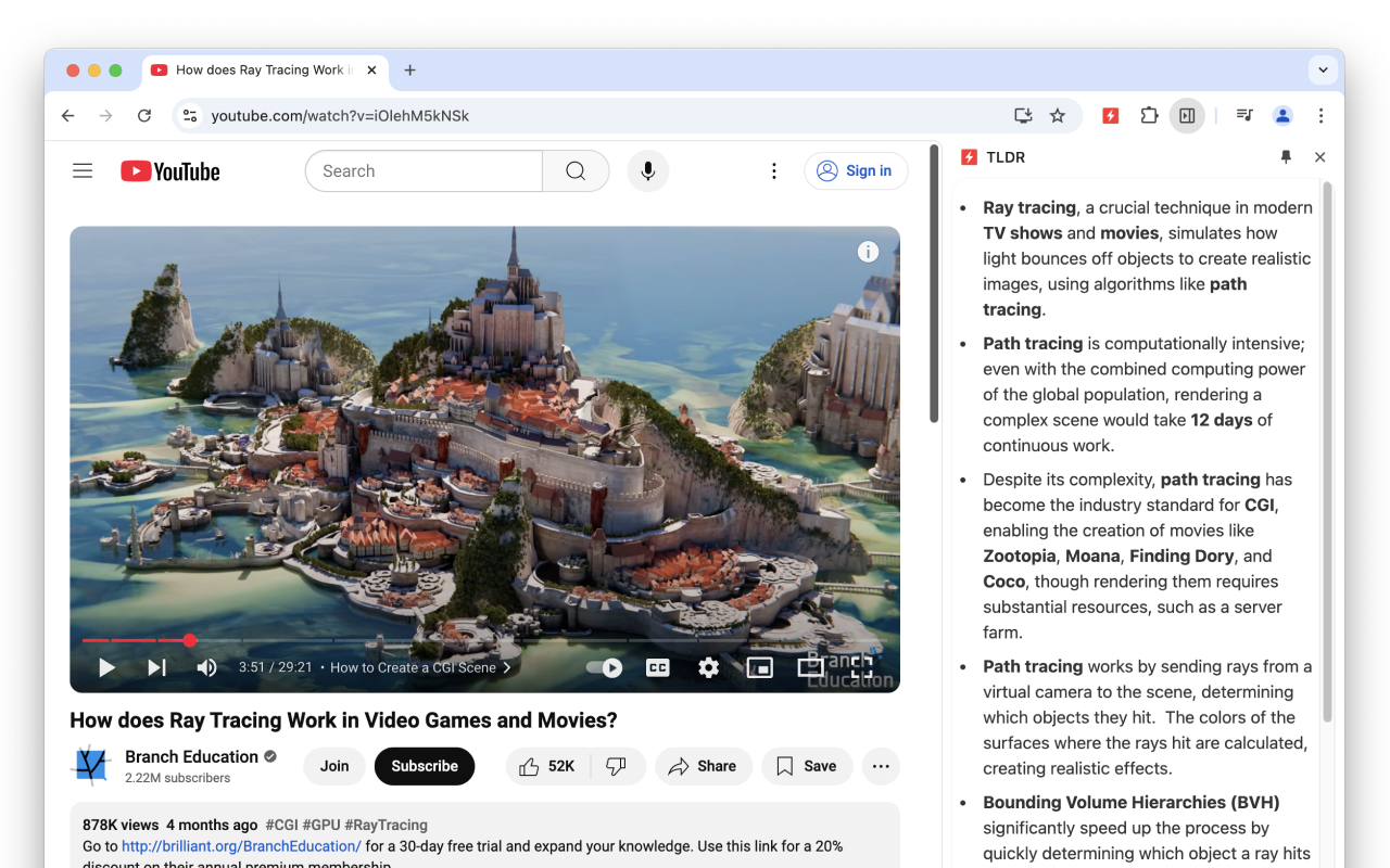 TLDR - Summarize webpages, YouTube videos and PDFs instantly - 截图 3