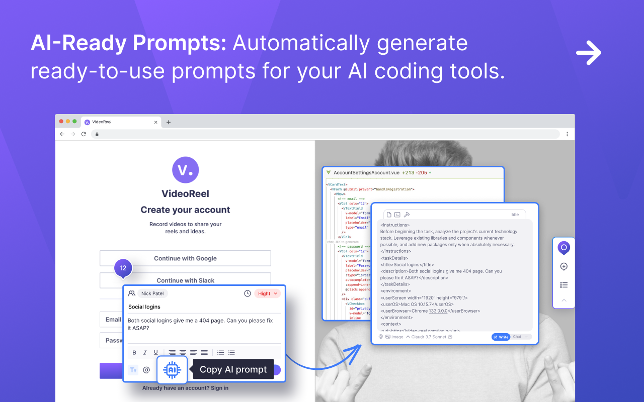 Webvizio: Website Feedback and Bug Reporting Tool - 截图 2