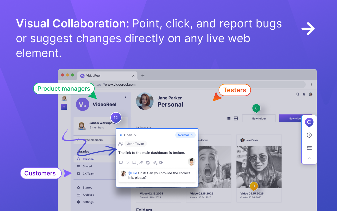 Webvizio: Website Feedback and Bug Reporting Tool - 截图 3