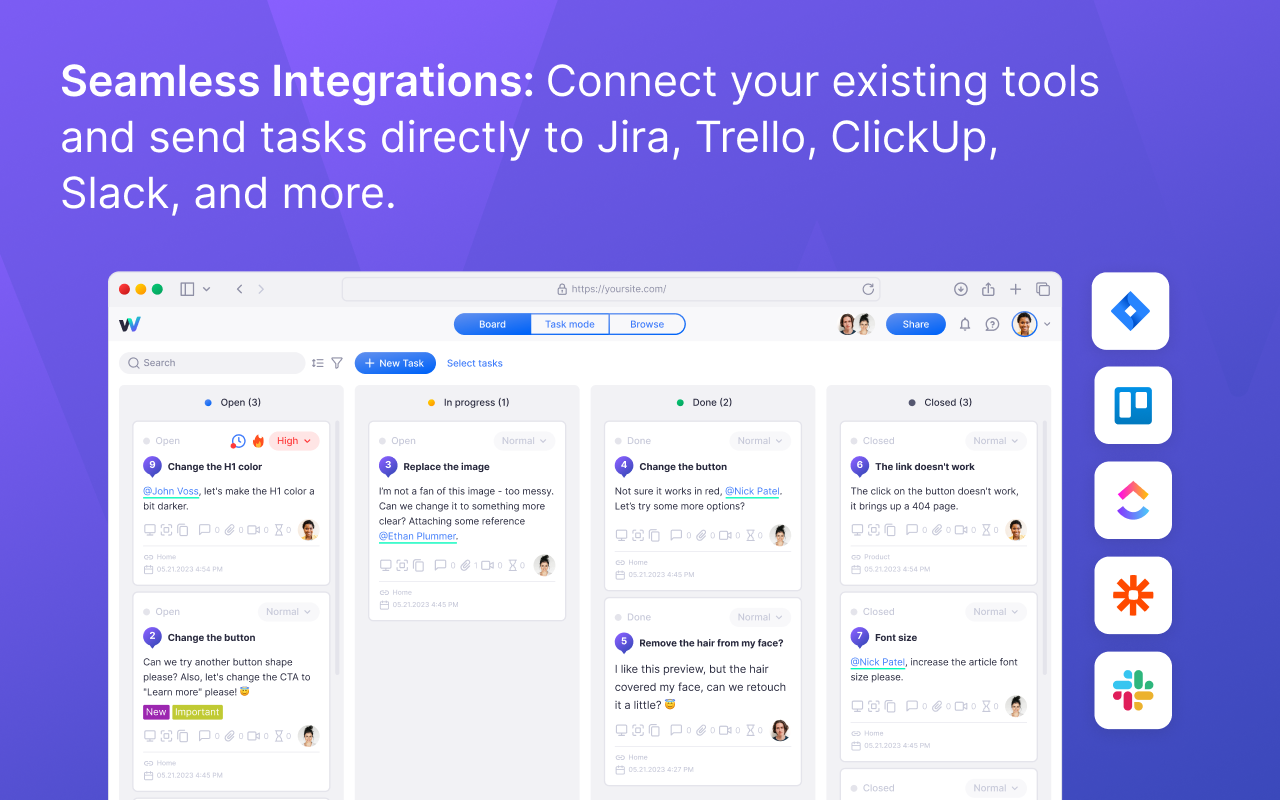 Webvizio: Website Feedback and Bug Reporting Tool - 截图 4