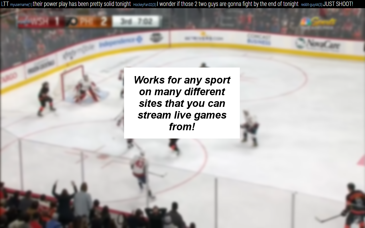 Reddit Live Thread Ticker - Game thread comments directly on the game - 截图 2