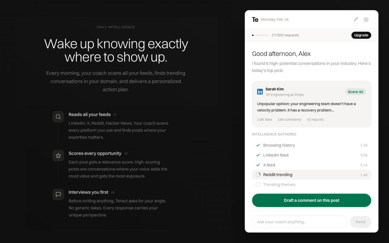 Teract — Your AI Reputation Coach - 截图 4
