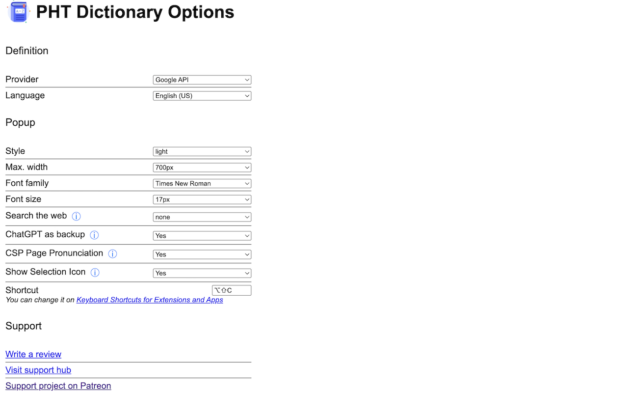 Instant Multilingual PDF/HTML/TXT Dictionary - 截图 1