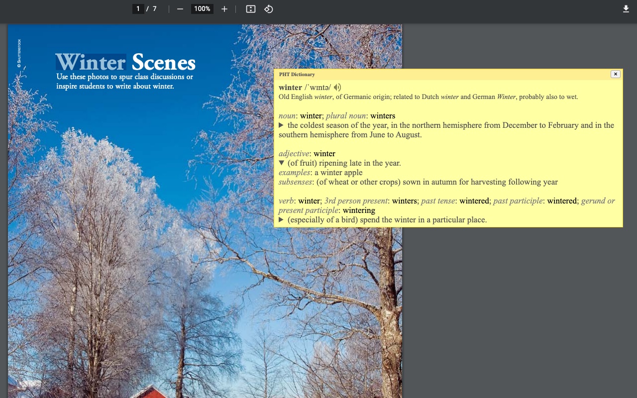 Instant Multilingual PDF/HTML/TXT Dictionary - 截图 5