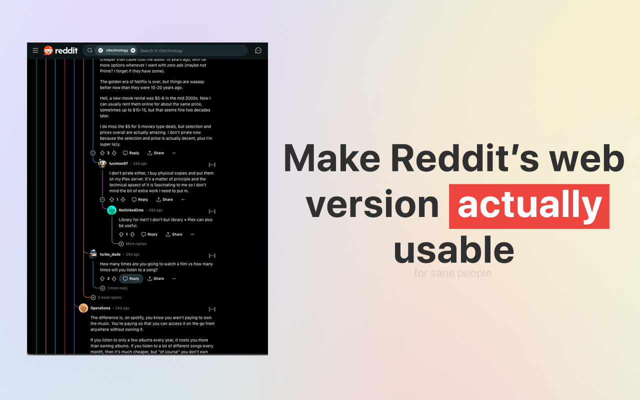 Sink It for Reddit - 截图 1