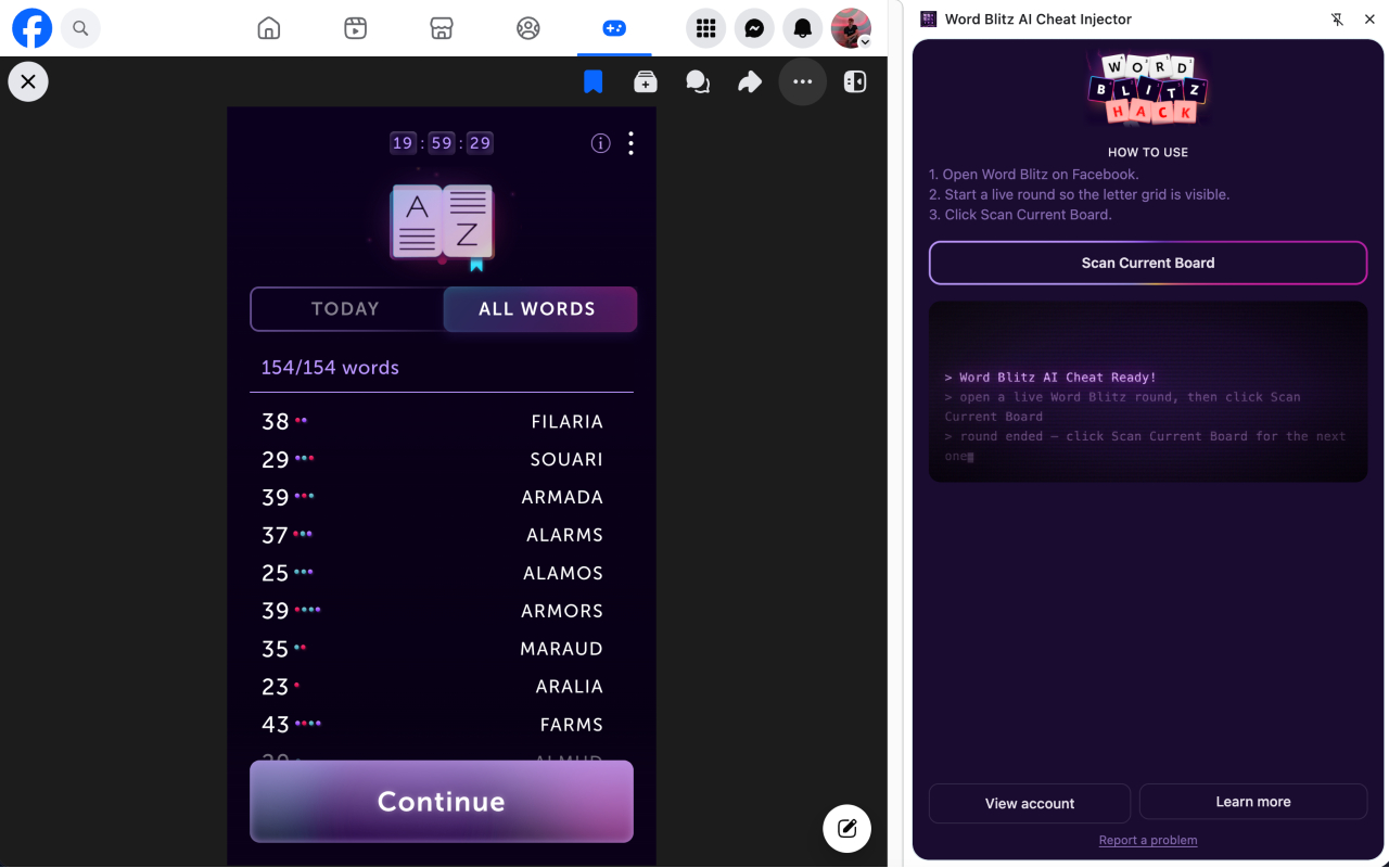 Word Blitz AI Helper - 截图 3