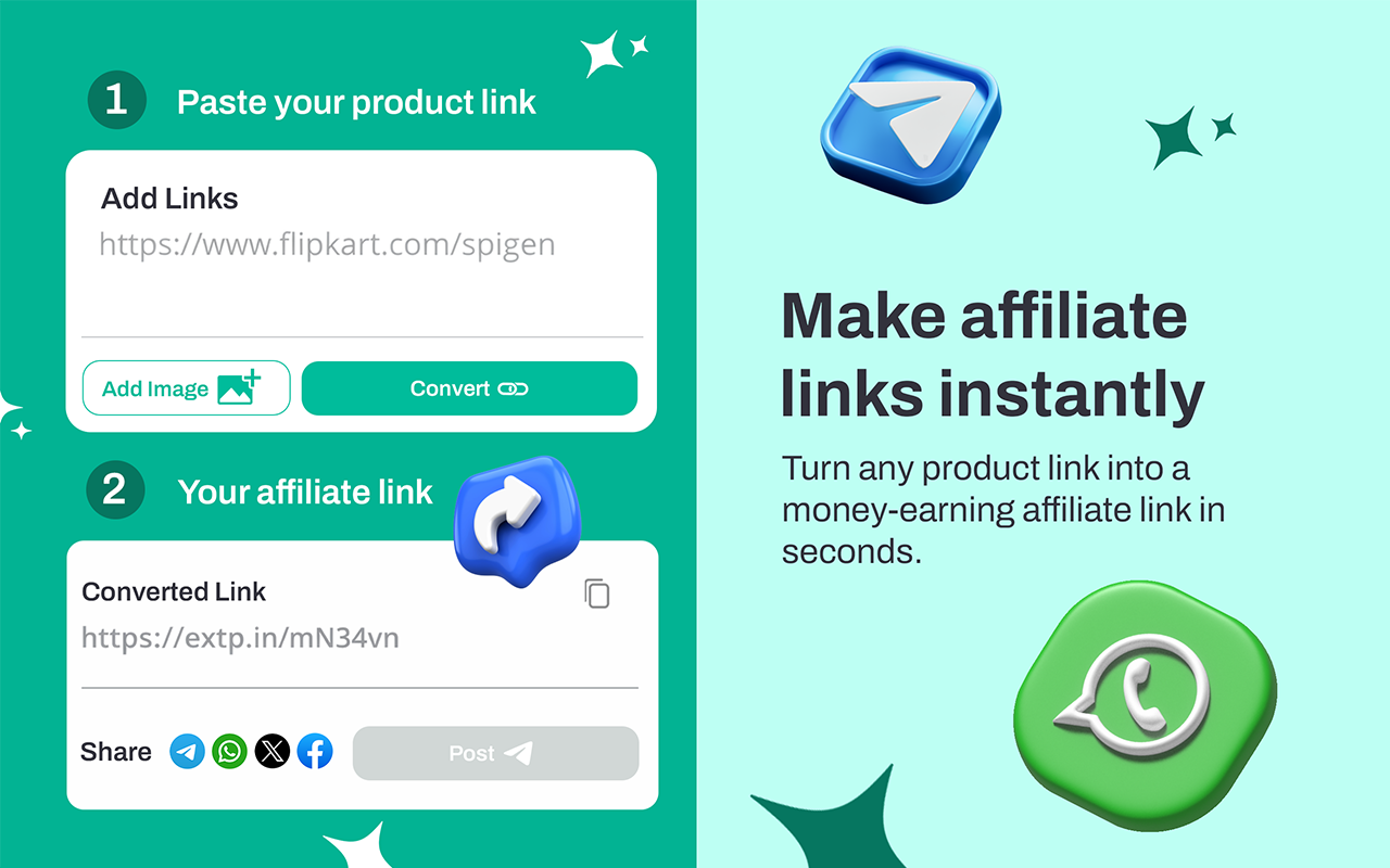ExtraPe - Affiliate Link Converter - 截图 4