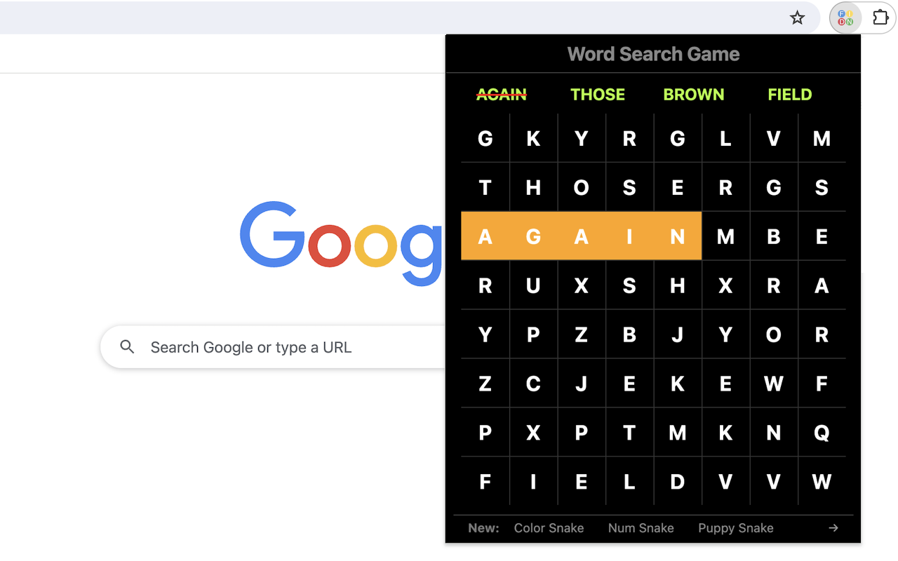 Word Search Game - 截图 3