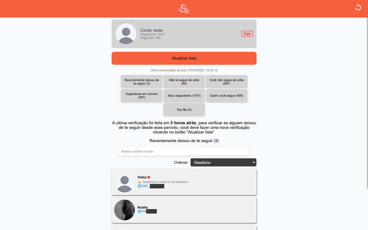 Followers & Unfollowers - Follower Manager - 截图 2