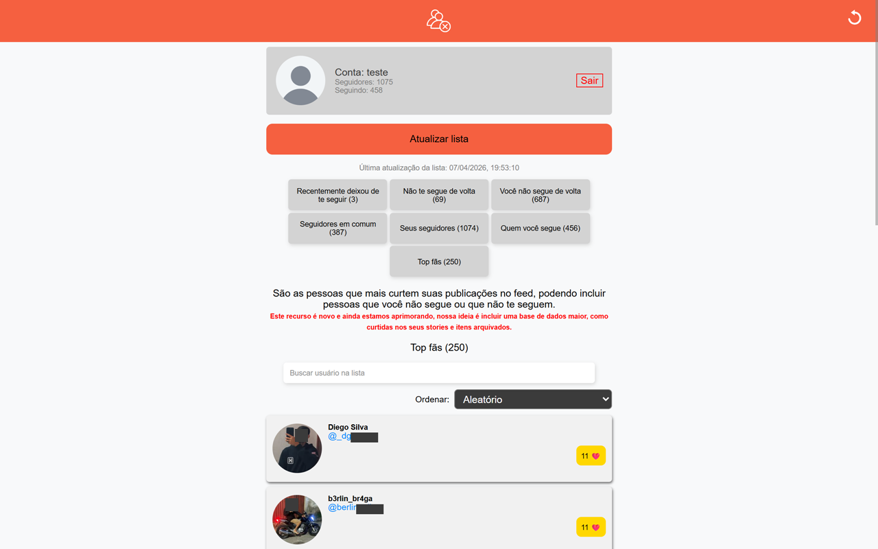 Followers & Unfollowers - Follower Manager - 截图 5