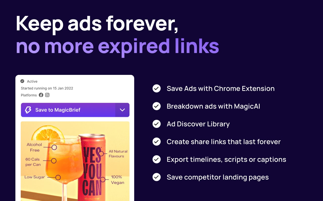 MagicBrief - Save Facebook & TikTok ads - 截图 4