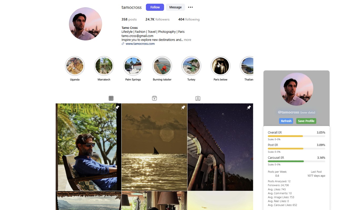 TANKE Instagram Tool - 截图 1