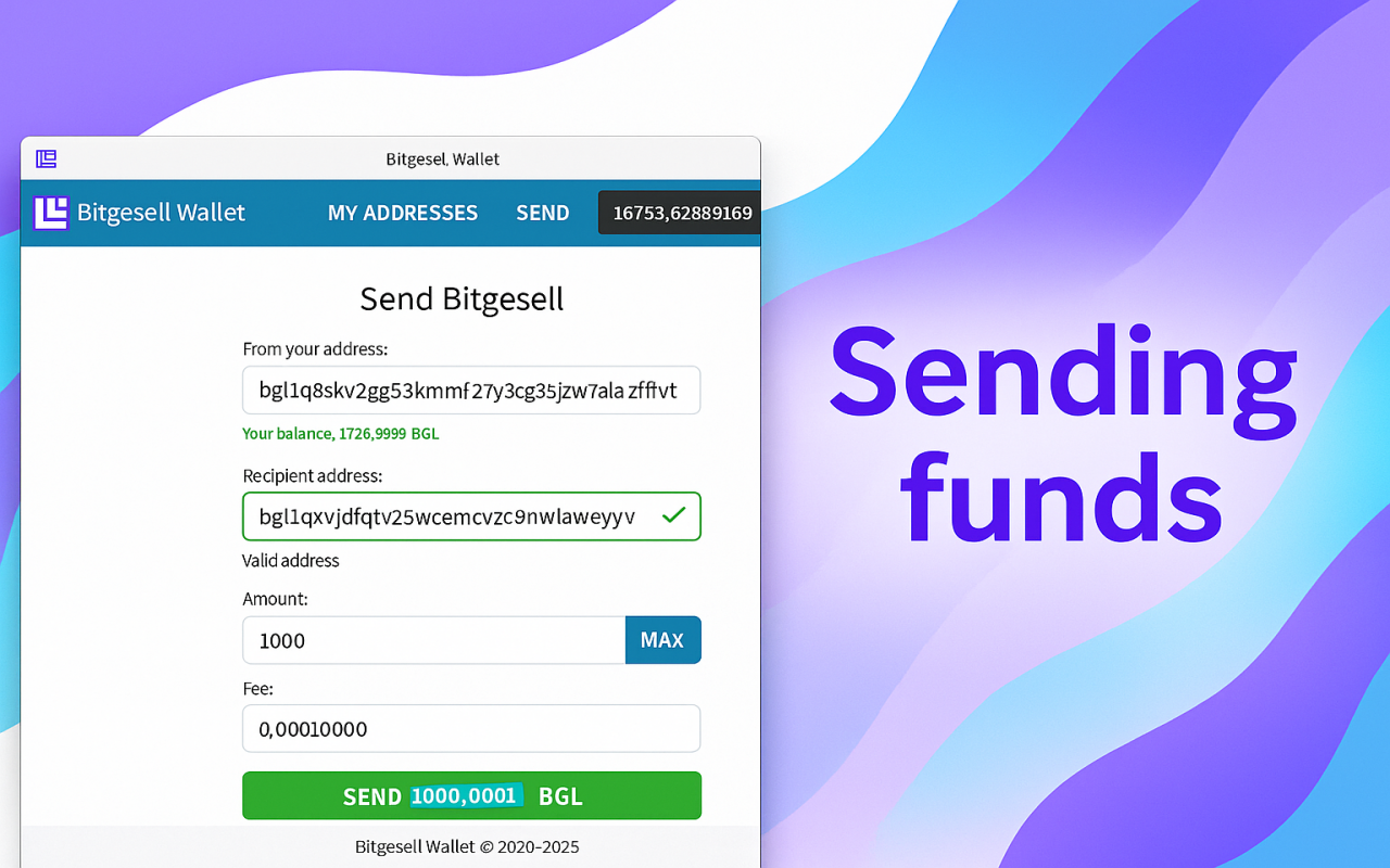 Bitgesell Wallet - 截图 4