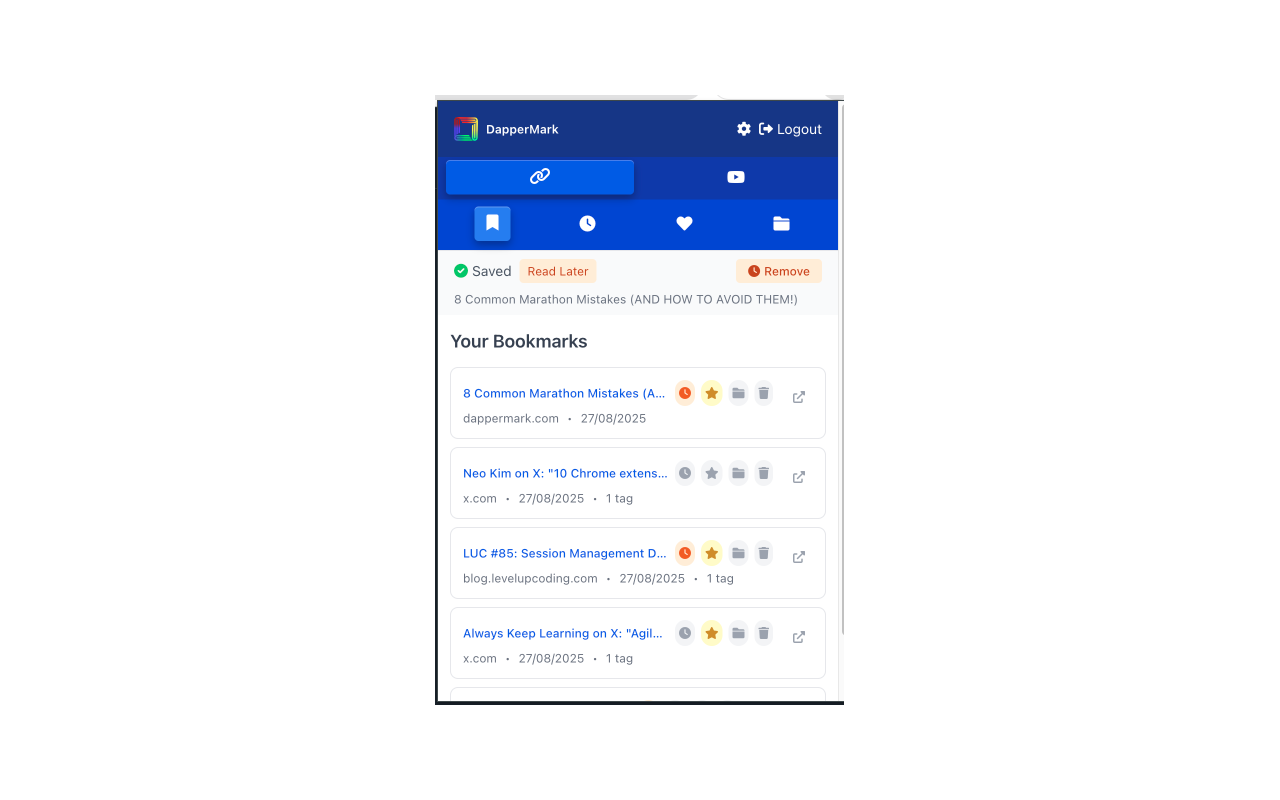 DapperMark - Summarize, Translate, Bookmark YouTube Videos with CHATGPT - 截图 5