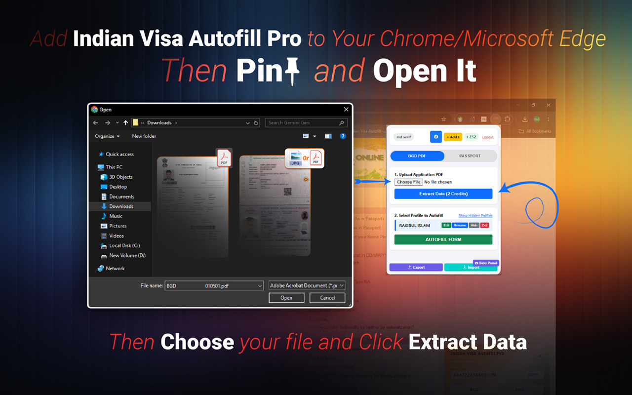Indian Visa Autofill Pro - 截图 4