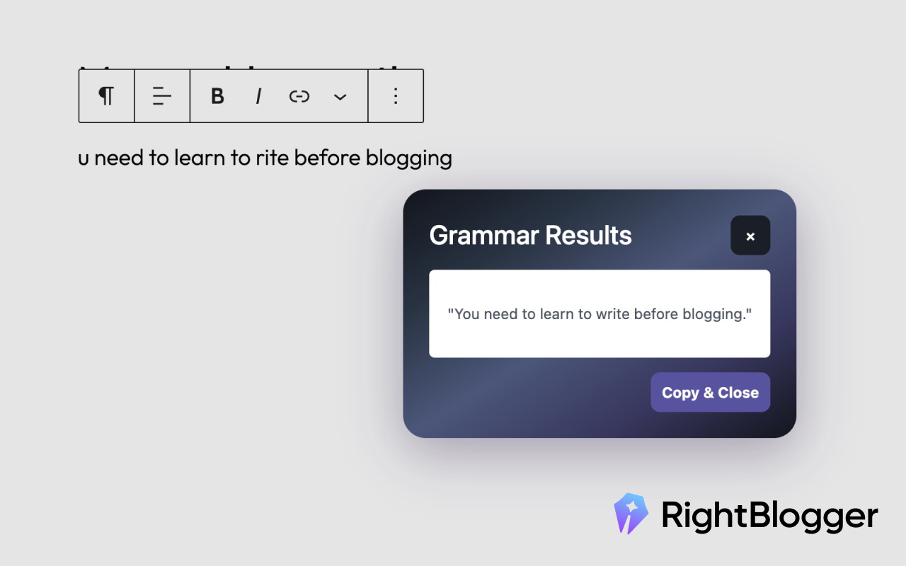 RightBlogger - AI for Bloggers - 截图 3