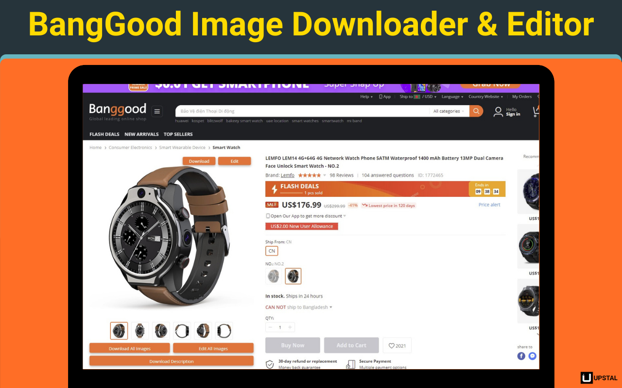 BangGood 图片下载与编辑器 - 截图 1