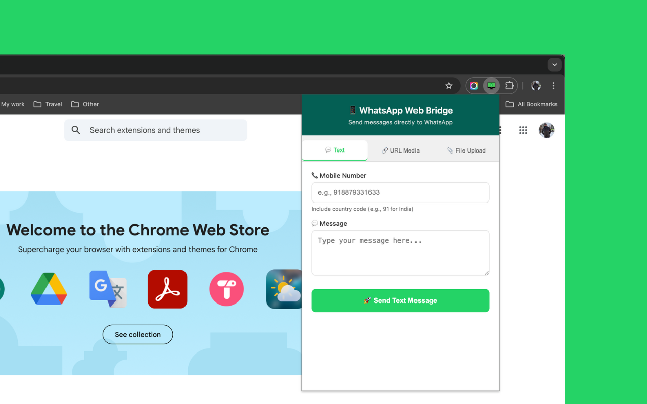 WA Web Bridge - 截图 1