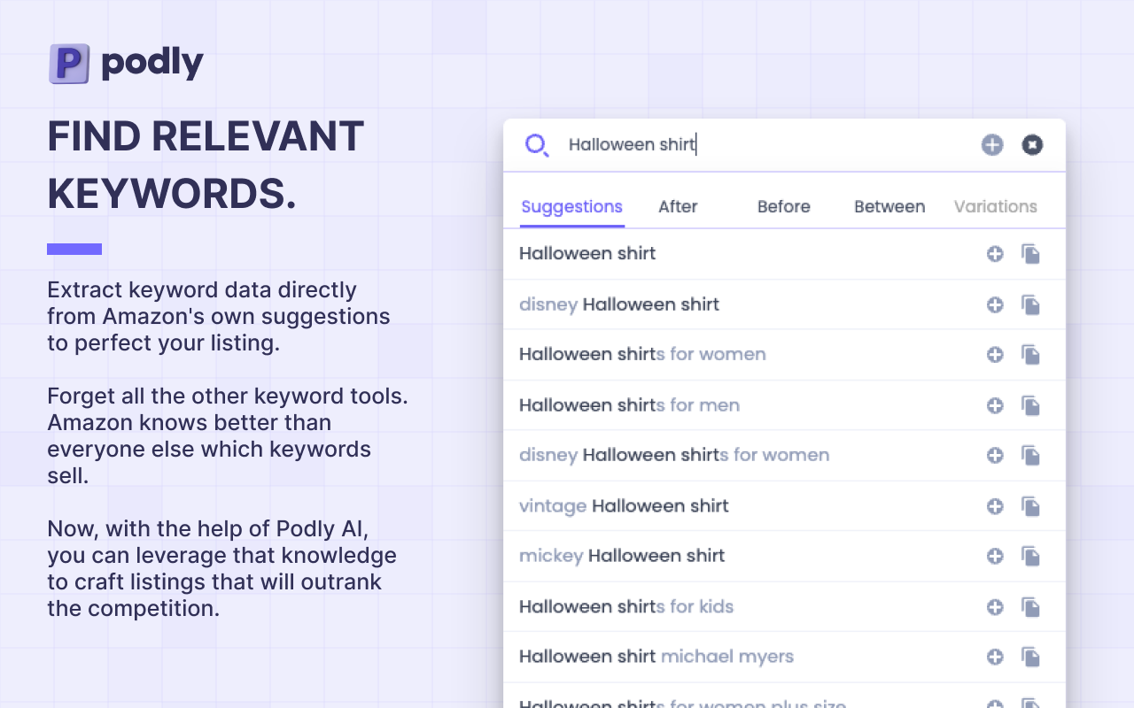 Podly - AI Toolset for Merch By Amazon - 截图 4