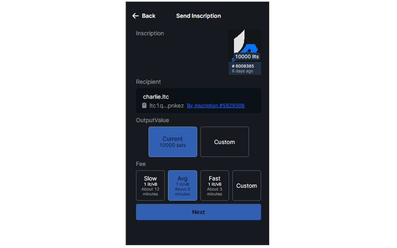 Litescribe Wallet - 截图 2