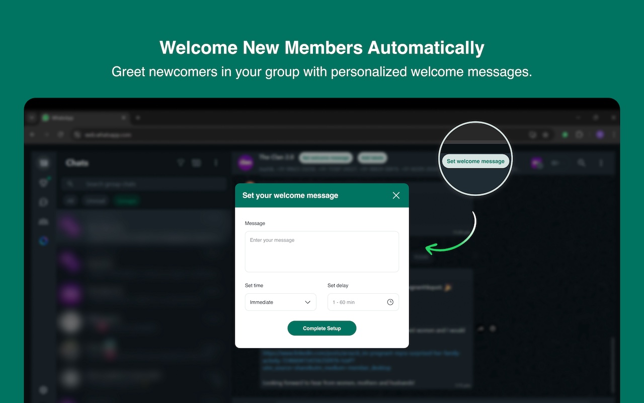 Send Later for WhatsApp - 截图 2