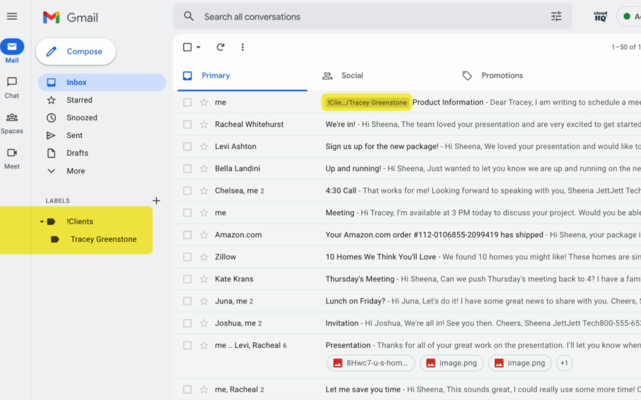 Auto Label for Google Gmail™ by cloudHQ - 截图 3