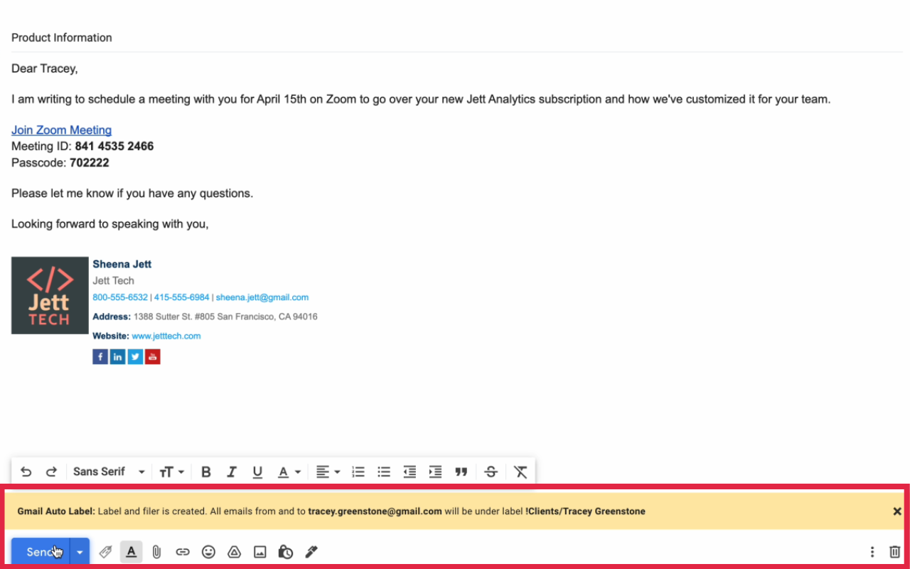 Auto Label for Google Gmail™ by cloudHQ - 截图 5