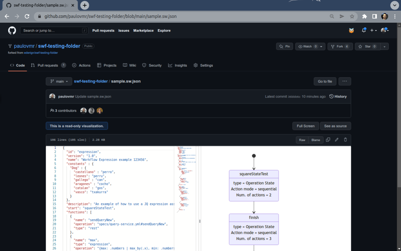 Apache KIE™ Serverless Workflow Editor for GitHub - 截图 1