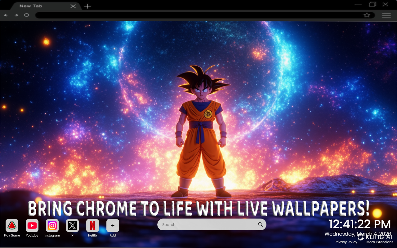 Son Goku Iconic Space Bull Live Wallpaper - 截图 3