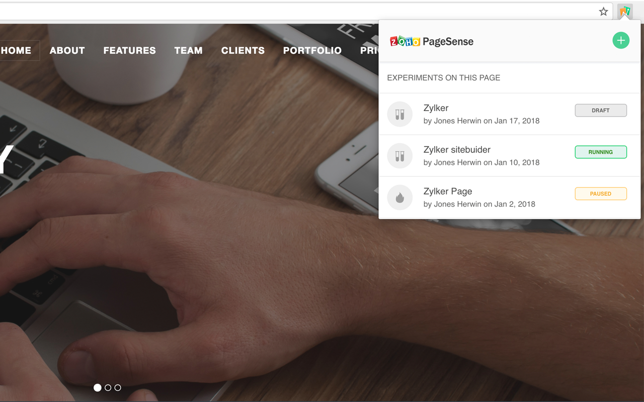 Zoho PageSense - 截图 3