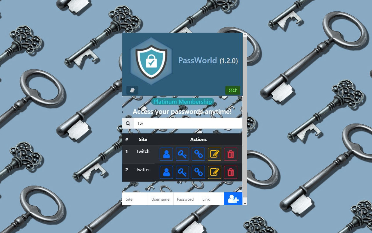 PassWorld - 截图 3